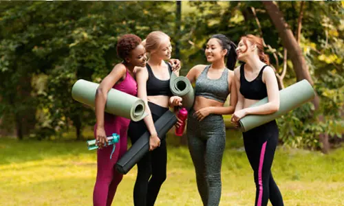 Làm thế nào để bạn phân biệt mặt trước và mặt sau của tấm thảm yoga?