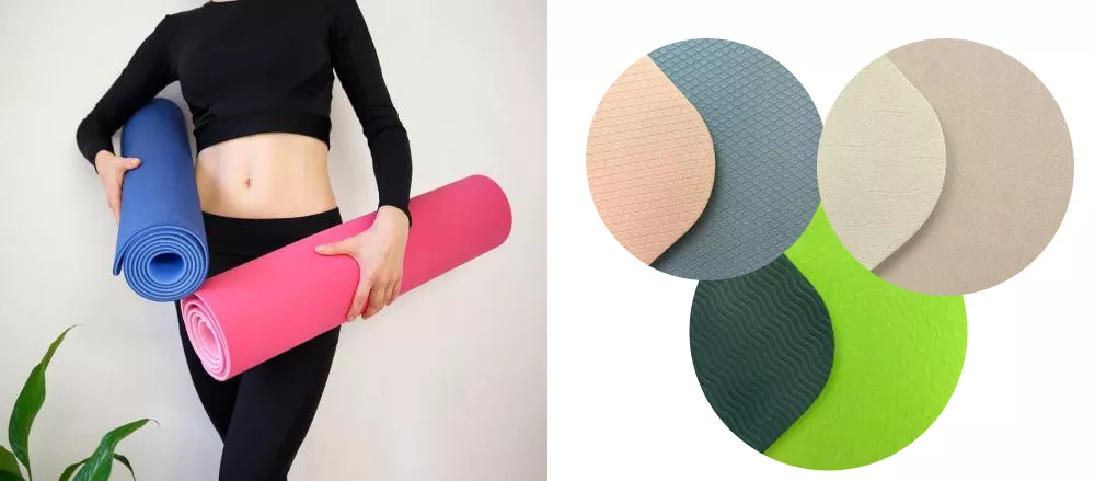 Double Color TPE Yoga Mat